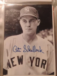 Art Schallock 3 1/2 By 5 Autographed Photo - Picture 1 of 1