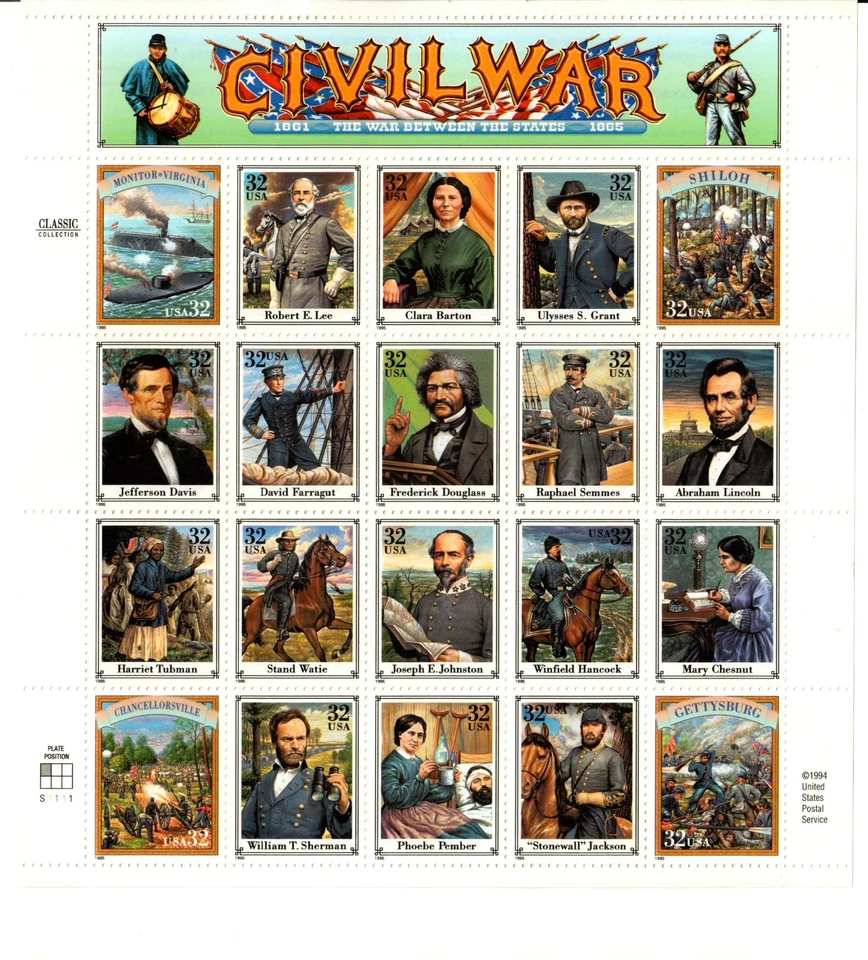 2975 Civil War MNH Free Shipping in the USA - Image 1 of 1