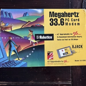 US Robotics 33.6 PC Card 56 kbps Modem - Picture 1 of 9