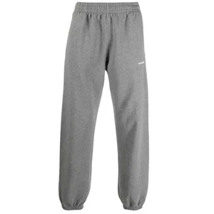 Off-White Wave Out! Diag Slim Fit Grey Sweat Pants - Picture 1 of 2