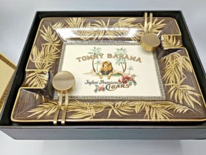 Tommy Bahama Safari posacenere per sigari vassoio portasigari palma leone costiero 09 - NUOVO - Foto 1 di 5