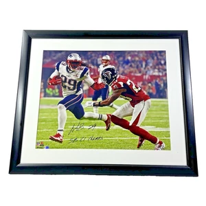 LeGarrette Blount Super Bowl LI Champs Autographed 16x20 Framed Photo Fanatics - Picture 1 of 24