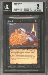 Magic MTG Legends Greed BGS 9 (8.5, 9, 9.5, 10) NEAR MINT NM - Picture 1 of 1