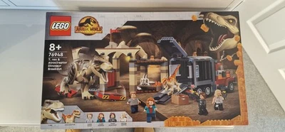 Lego Jurassic World 76948 T.rex & Atrociraptor Dinosaur BreakoutNew and Sealed - Image 1 of 4