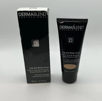 Dermablend Leg and Body Cover amplo espectro FPS 15 3,4 oz DOURADO - Imagem 1 de 2