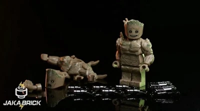 LEGO Marvel Personalizado Jaka Ladrillo Guardianes de la Galaxia Groot Minifigura NUEVO Foto 1 de 4
