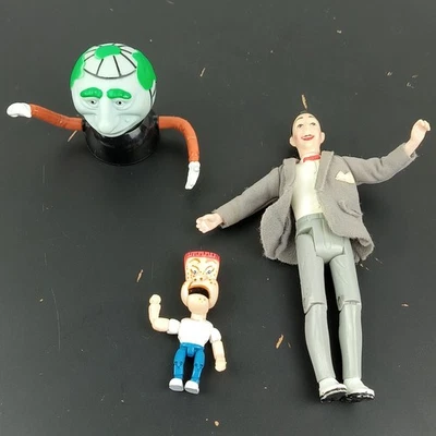 Figuras de acción Pee-wee Herman, Randy y Globey Matchbox 1987 de colección Foto 1 de 4