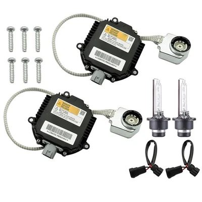 2pcs Xenon Ballast Igniter HID D2S Bulb Kit For Infiniti G37 G35 Q60 Coupe 03-15 - Image 1 of 4