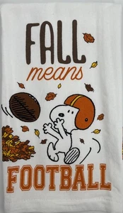Peanuts - Snoopy Fall Means Fußball Geschirrtuch - Bild 1 von 2