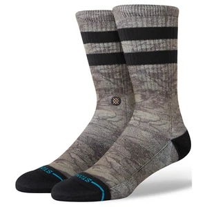 Stance Adult Brown Crew Polyester Cushion Comfort Rompin Casual Socks Sz L 9-13 - Foto 1 di 1