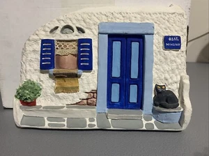 Puerta de cerámica hecha a mano "Creta" islas griegas recuerdos puertas de Grecia gato - Imagen 1 de 3