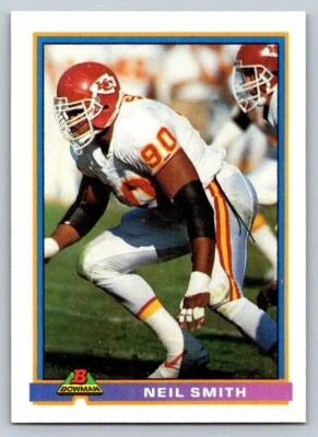 1991  Bowman #224 Neil Smith Kansas City Chiefs - Image 1 of 2