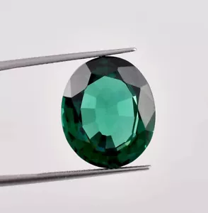 9,80 kt makellos 14 x 10 mm natürlicher grüner sambischer Smaragd Edelstein GIT zertifiziert - Bild 1 von 6