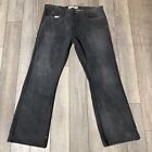 Levis Jeans Mens 38x32 Grey 527 Denim Medium Wash Low Boot Cut Workwear Outdoors