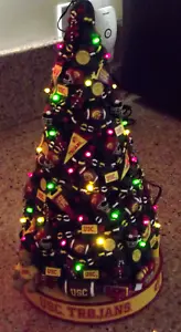 USC Keramik Weihnachtsbaum beleuchtet Danbury neuwertig - Bild 1 von 14