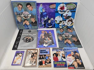 BACKSTREET BOYS MILLENNIUM FOLDERS BOOKS NOTEPADS 11 PIECE LOT W/ BOX VINTAGE - Picture 1 of 8