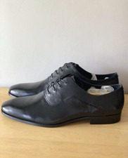 WORTH £90 NEW MENS BLACK LEATHER SHOES FROM ALDO. VERY SMART
