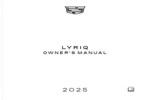 2025 Cadillac LYRIQ Owners Manual User Guide - Picture 1 of 1