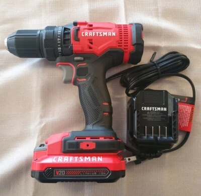 Craftsman 20V Lithium Ion 1/2" Drill/Driver Kit (CMCD700) - Image 1 of 4