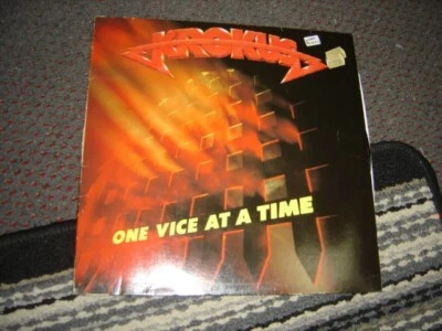Krokus - One Vice At A Time 1982 German Orig. Vinyl LP Lyrics VG+/E - Image 1 of 2