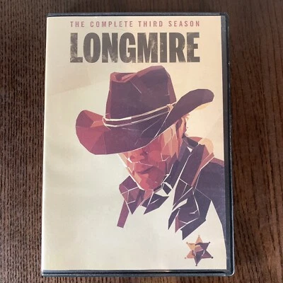Longmire The Complete Third Season 3 DVD 2014 2 Disc Set Widescreen - Image 1 of 4