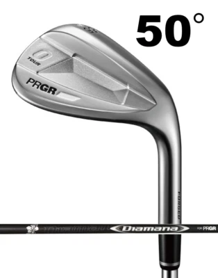 2023 PRGR 0 WEDGE LOFT 50° Diamana GRAPHITE SHAFT MENS GOLF CLUB GAP WEDGE GW - Image 1 of 4
