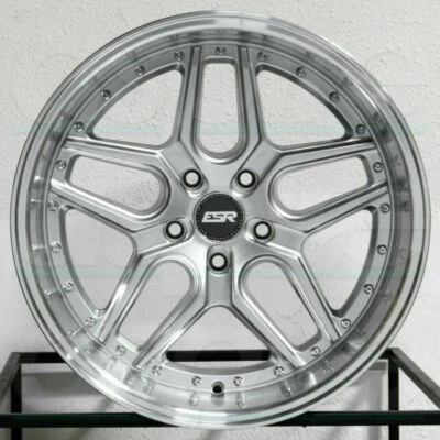 19 Inch ESR CS15  Hyper Silver Wheels 19x8.5 +30 / 19x9.5 +35 5x114.3 Rims Set 4 - Image 1 of 4