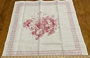 BELGIAN Libeco Pair Table Toppers/Tea Towels-SQUARE 67cm Linen & Cotton-SET OF 2 - Picture 1 of 10