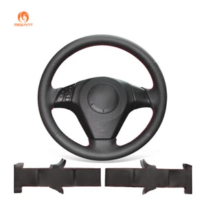HÁGALO USTED MISMO Negro Cuero Artificial Coche Cubierta del Volante para Mazda 3 Mazda 6 Mazda 5 - Imagen 1 de 8