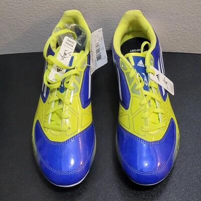 NEW Womens ADIDAS F10 TRX FG Royal Blue / Lime Soccer Cleats Futball Boot Sz 5.5 - Image 1 of 4