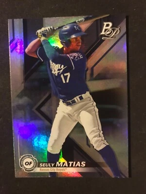2019 Bowman Platinum Top Prospects Seuly Matias #TOP-12 Kansas City Royals - Image 1 of 2