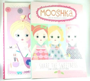 Mooshka Colouring Books x 2 Inc & Activities - Sweet & Huggable - Picture 1 of 5