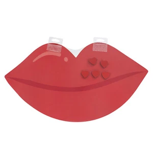 American Crafts Damask Love Valentine's Day Lip Magnet Board, 18" x 10", Red - Picture 1 of 2