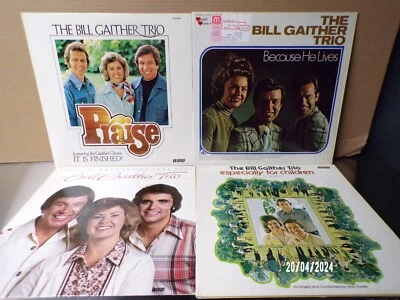 The Very Best Of The Bill Gaither Trio LP VG+ & 3 More Bill Gaither LPS - Image 1 of 4