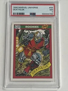 1990 Marvel Universe Rookies #83 Deathlok PSA 7 *FSCardz* - Picture 1 of 4