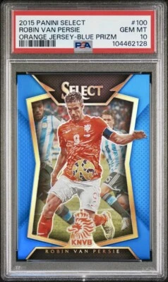 2015 Panini Select Blue Prizm /299 Robin van Persie (Ball Back Photo Variation) - Image 1 of 2