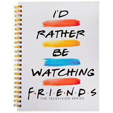 Friends I'd Rather Be Watching 6" x 8" Inch Hard Cover Spiral Journal Multi-Col