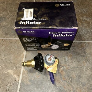 Western Westwinds Helium Regulator Balloon Inflator Tilt Valve Gauge RPB-6HG - Picture 1 of 8