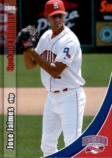 2006 Spokane Indians Grandstand #17 Jose Jaimes Caracas Venezuela Baseball Card