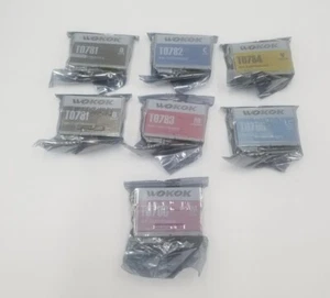 Lot Of 7 Ink Cartridges for Epson Stylus Printer T0781 - T0786 - Free Shipping - Picture 1 of 7