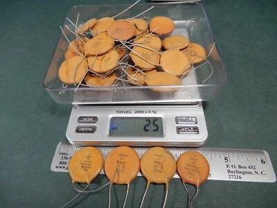 RMC .01uf 1.4KV? Z5U -AU- 陶瓷圆盘电容器数量 25 NOS 样品 = 0.0075uf — 第 1/4 张图片