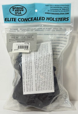 Fobus Elite Funda Oculta SG21RP PADDLE Mano Derecha SIG SAUER S&W NUEVO Foto 1 de 4