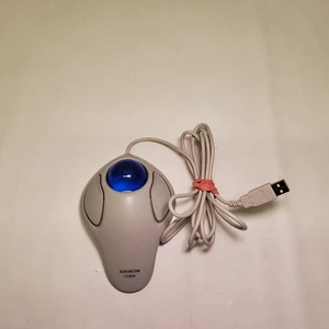 Kensington Orbit Vintage Track Ball Mouse Model 64226 USB Wired Blue Ball Tested - Picture 1 of 9