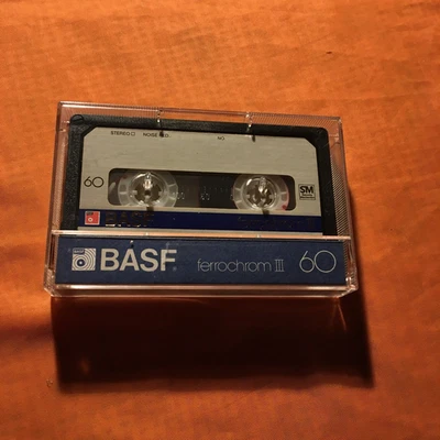 BASF ferrochrom 60 Cassette,IEC III Position,sehr guter Zustand,1982,rare - Image 1 of 4