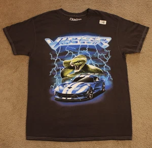 Camiseta Dodge Viper Lighting Snake Muscle Car Gráfica (Mediana) Negra - Nueva Sin Etiquetas - Imagen 1 de 6