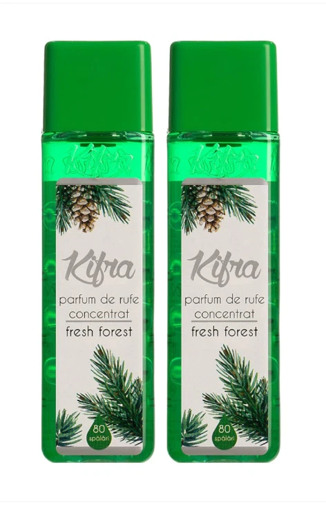 2x Kifra Fresh Forest Profumo per bucato concentrato 80 gocce 200 ml €8,48/100 ml - Immagine 1 di 1