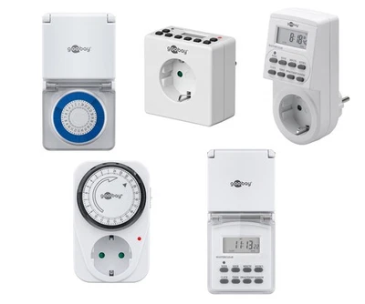 Analoge Digitale Zeitschaltuhr Timer Schaltuhr Timer Außen Innen IP44 Outdoor - Bild 1 von 2