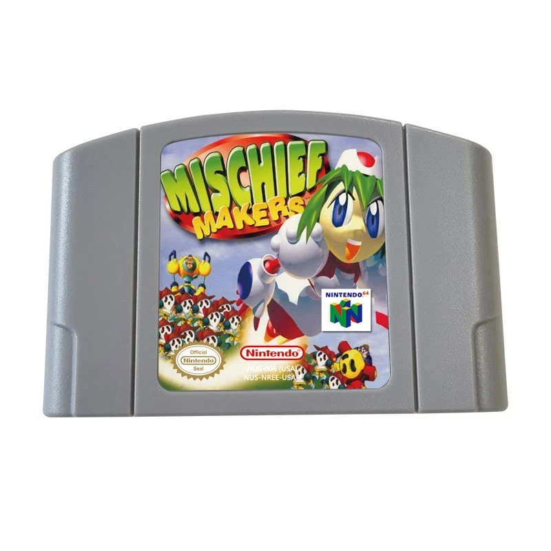 Cartucho MISCHIEF MAKERS N64 para consola de juegos Nintendo 64 Foto 1 de 1