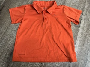 Nike Orange Polo Shirt Size 5 EUC | Back to School - Picture 1 of 4