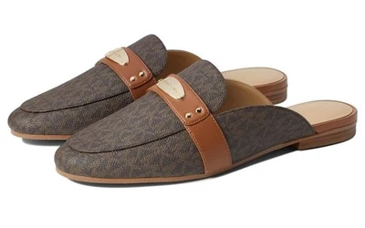 Michael Kors Plate Mule Brown Multi, Size 6 M - Image 1 of 4